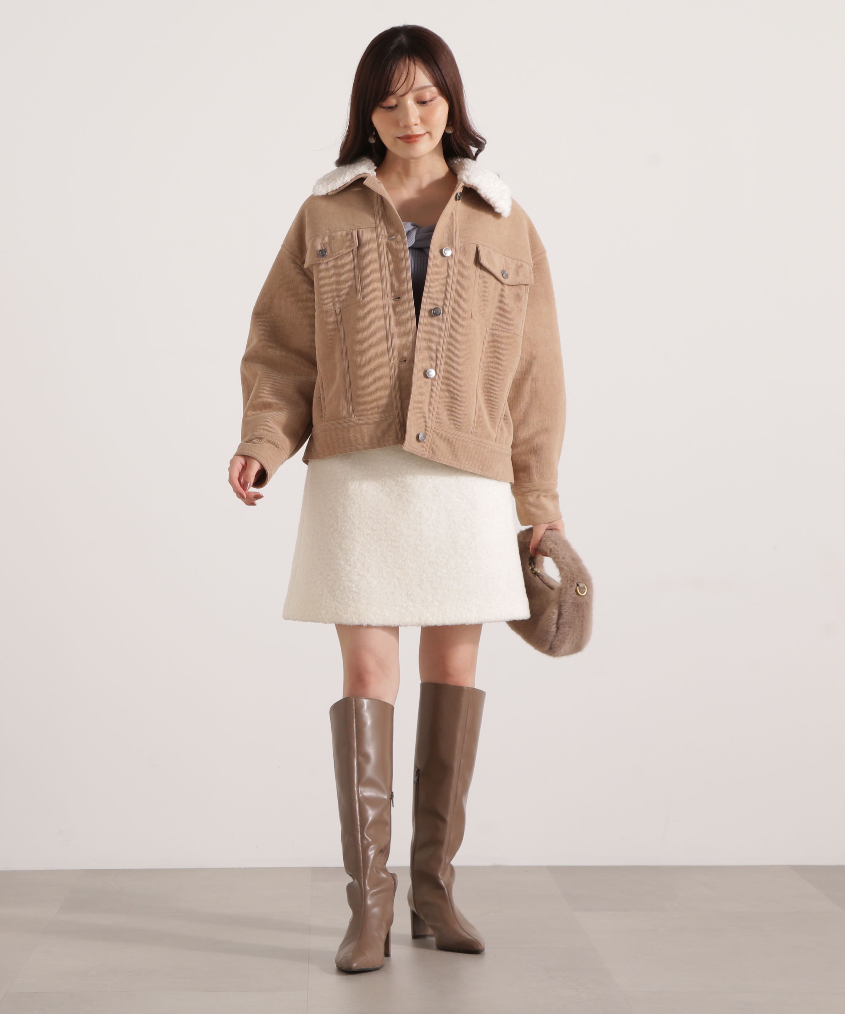 PROPORTION BODY DRESSING「コーデュロイブルゾン 25AW」|ブルゾン・スタジャン|