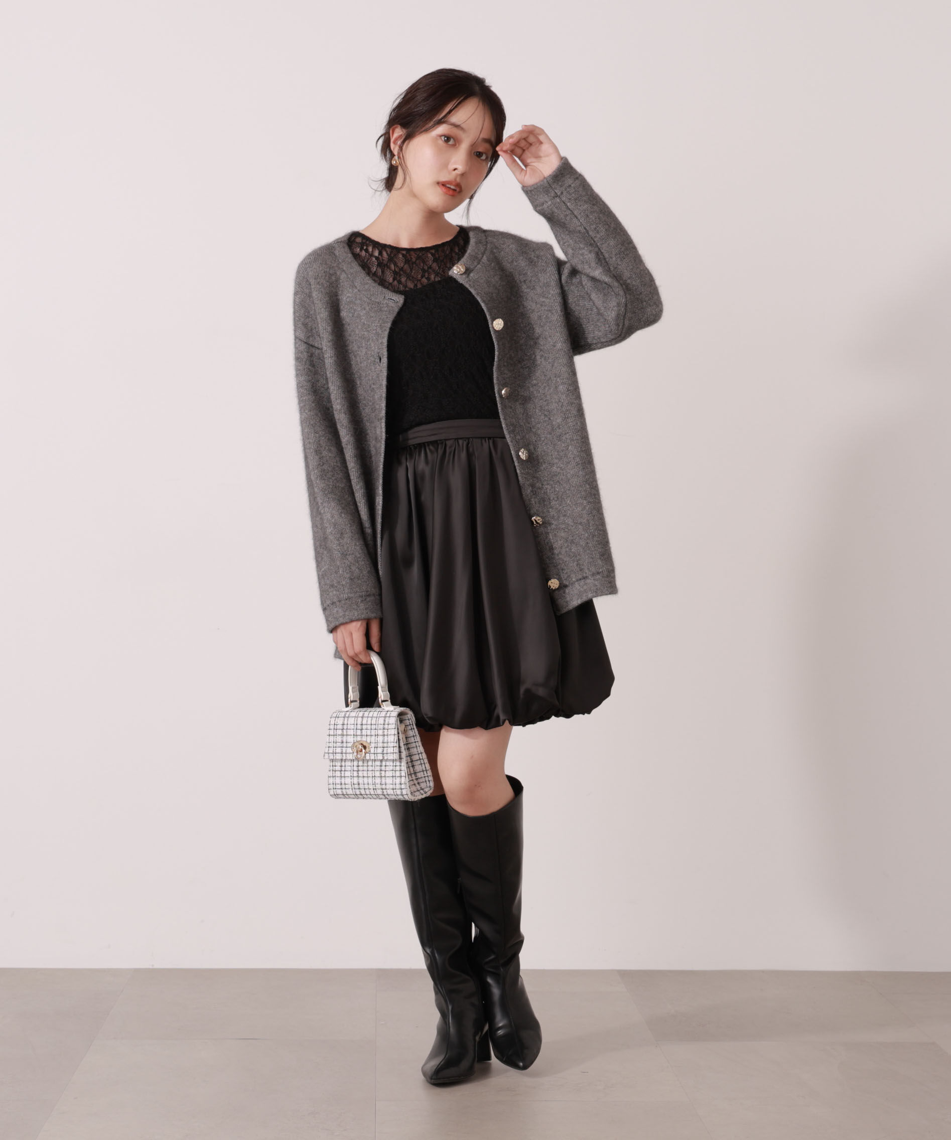 PROPORTION BODY DRESSING「＜ウォッシャブル＞バルーンミニスカート」|スカート|