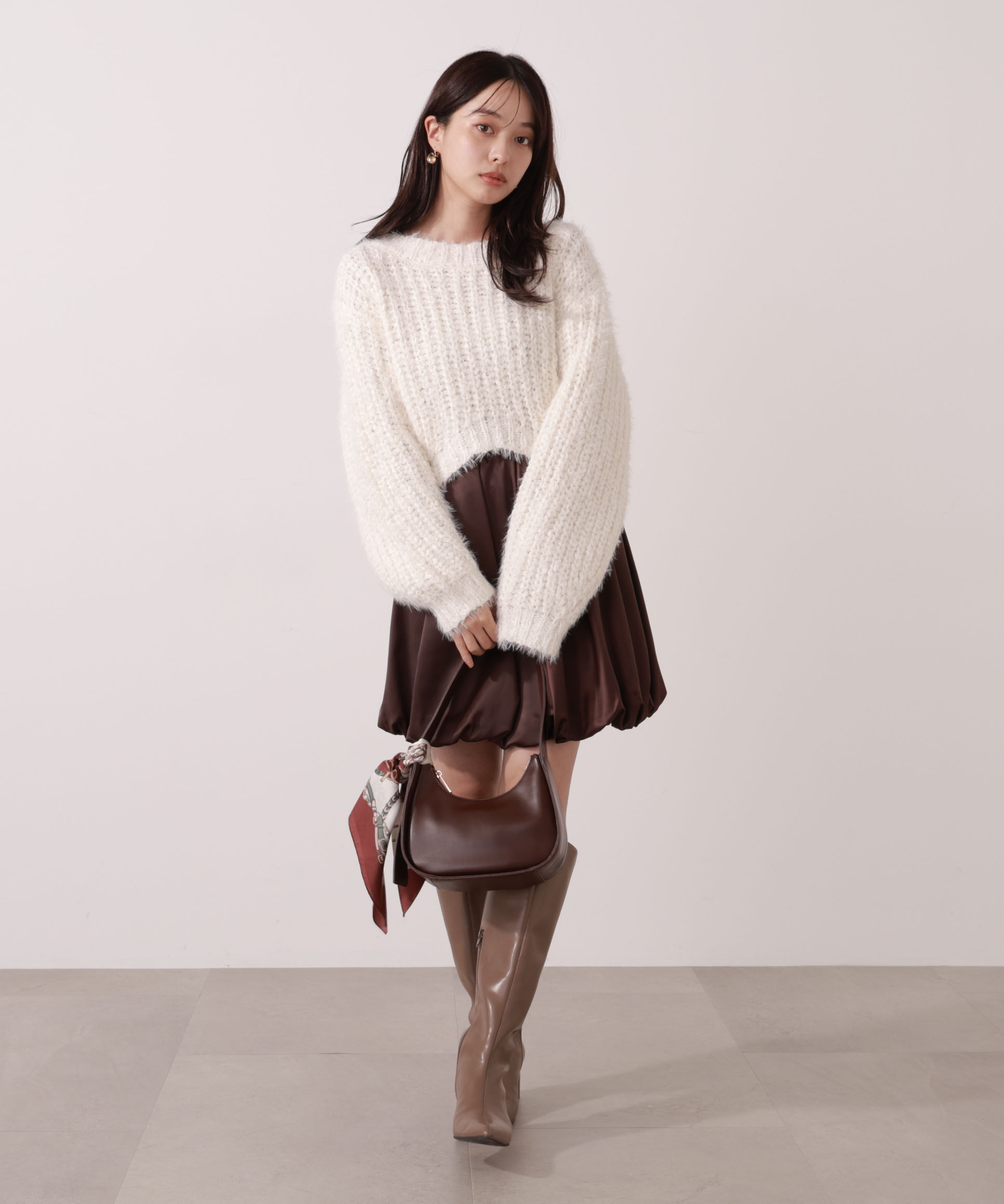 PROPORTION BODY DRESSING「＜ウォッシャブル＞バルーンミニスカート」|スカート|