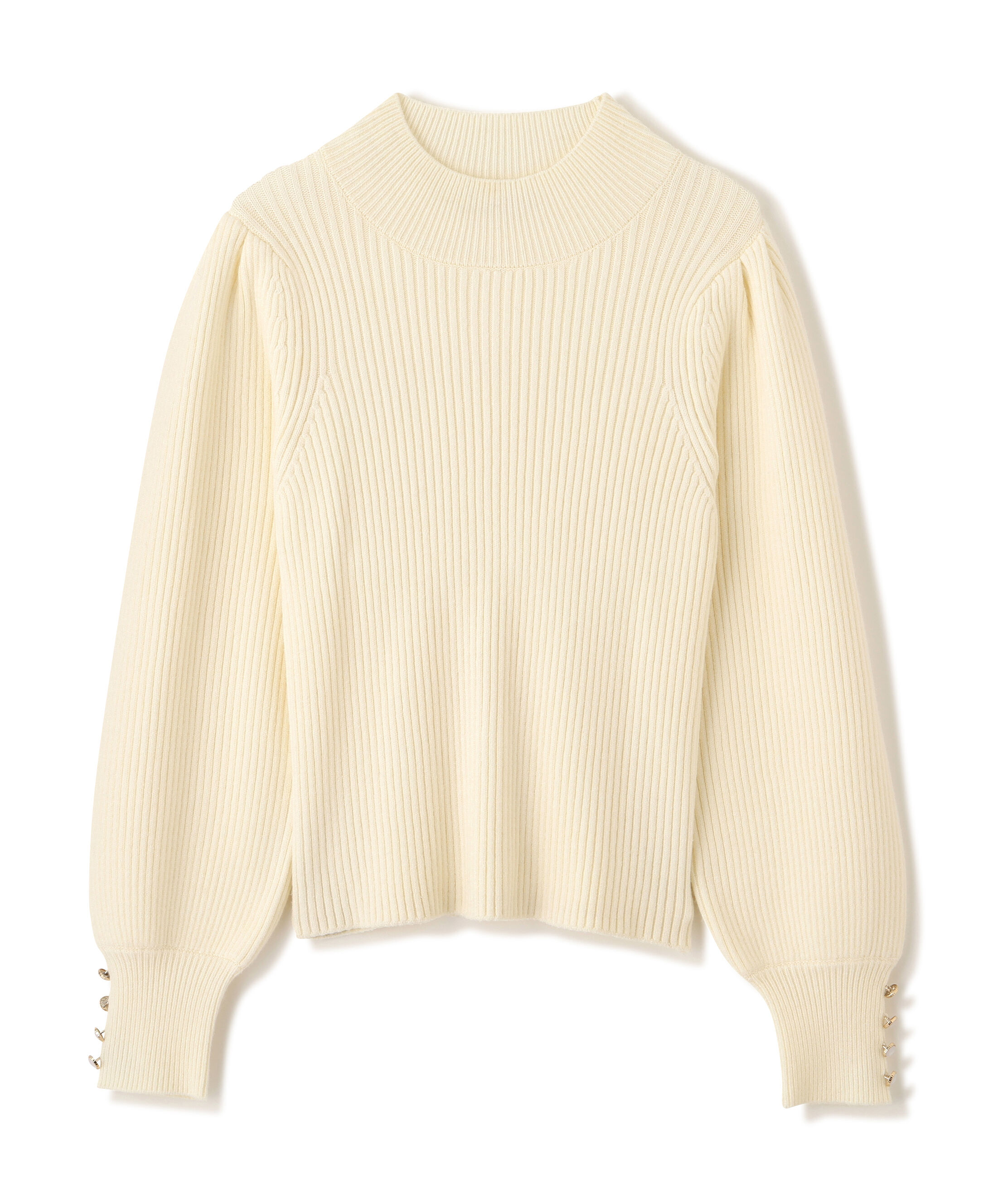PROPORTION BODY DRESSING「＜ハンドウォッシャブル＞ハイネックボリュームスリーブニット 25AW」|ニット・セーター|