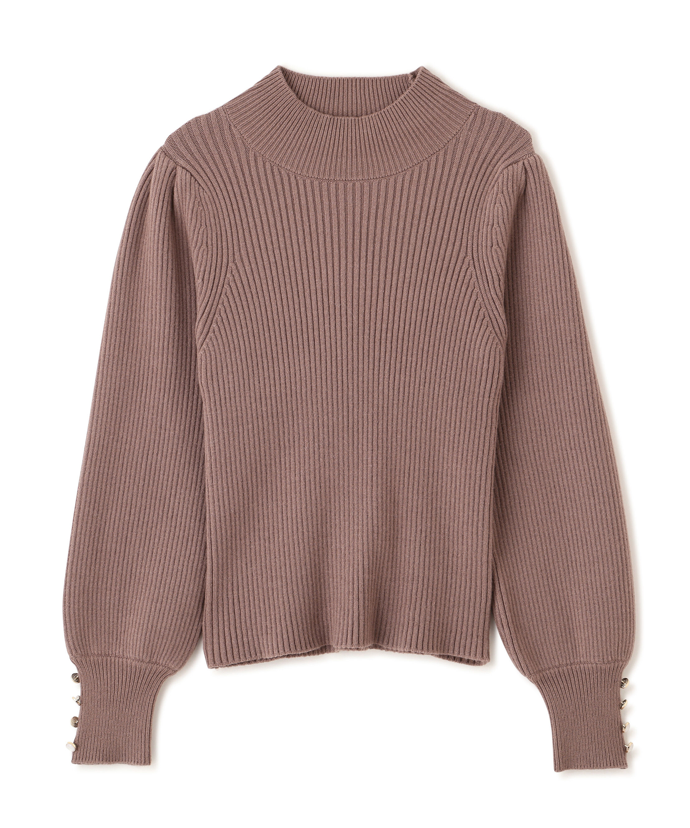 PROPORTION BODY DRESSING「＜ハンドウォッシャブル＞ハイネックボリュームスリーブニット 25AW」|ニット・セーター|