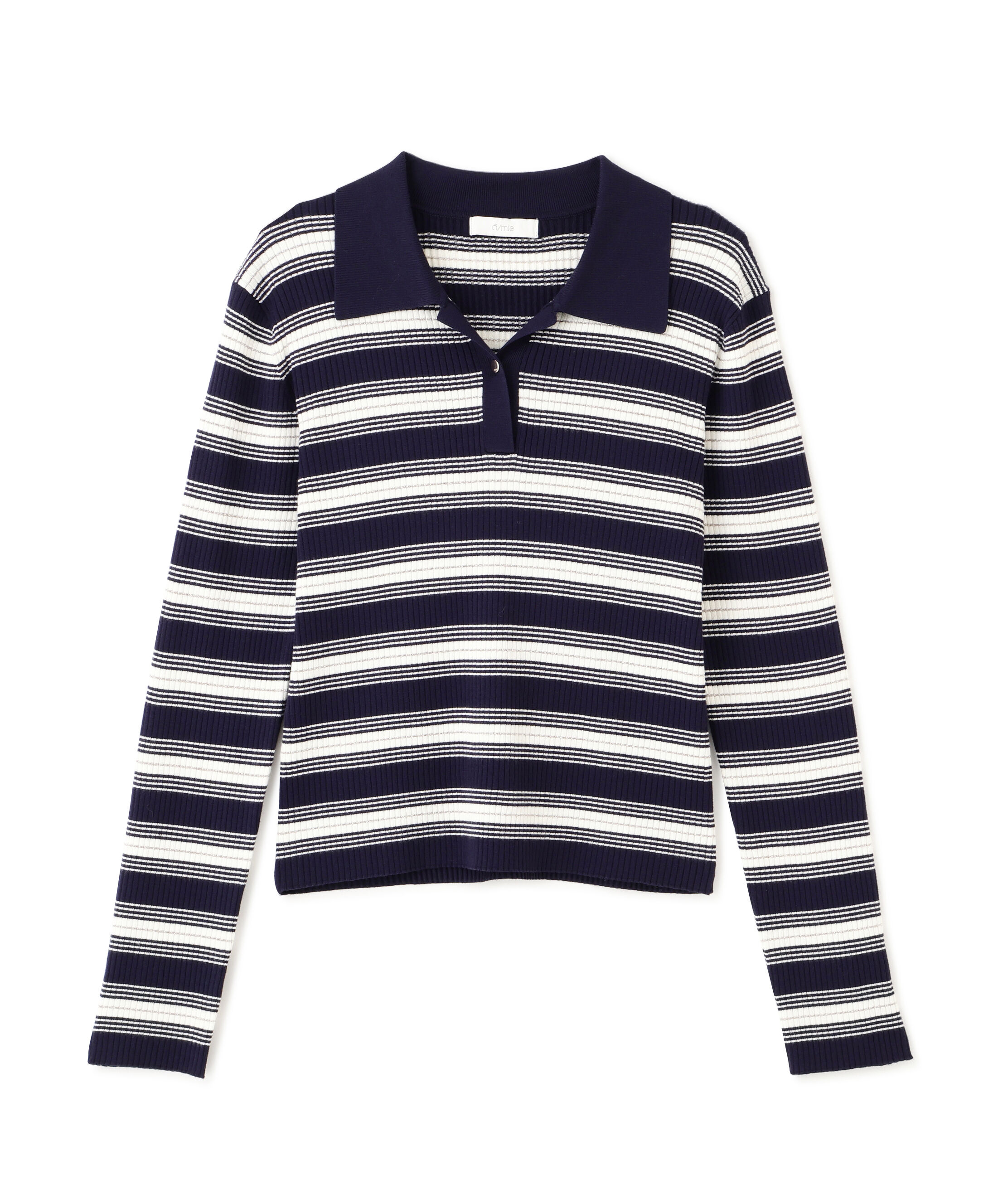 PROPORTION BODY DRESSING「ポロボーダーニット　25AW」|ニット・セーター|
