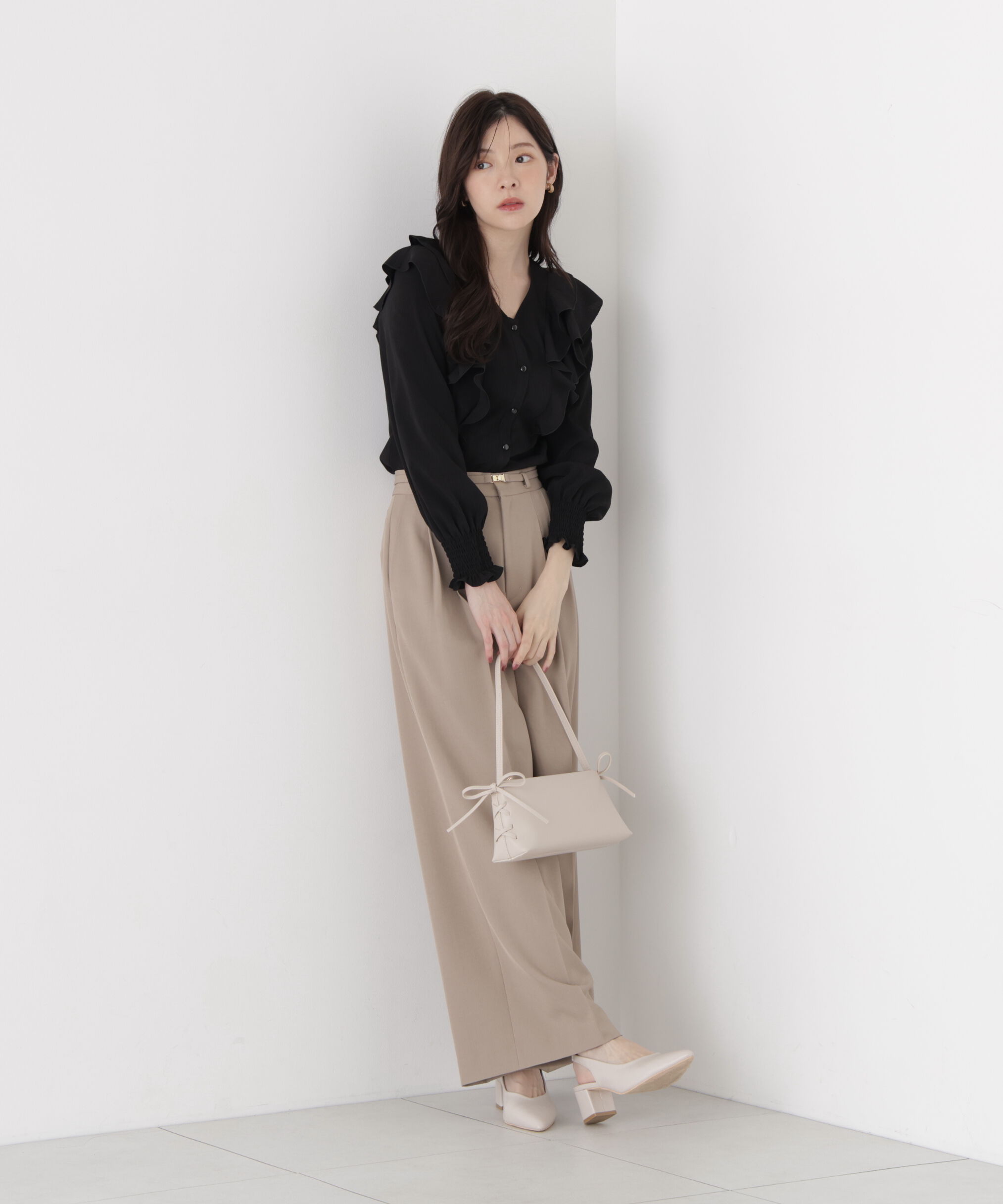 PROPORTION BODY DRESSING「ラッフルフリルブラウス」|シャツ・ブラウス|