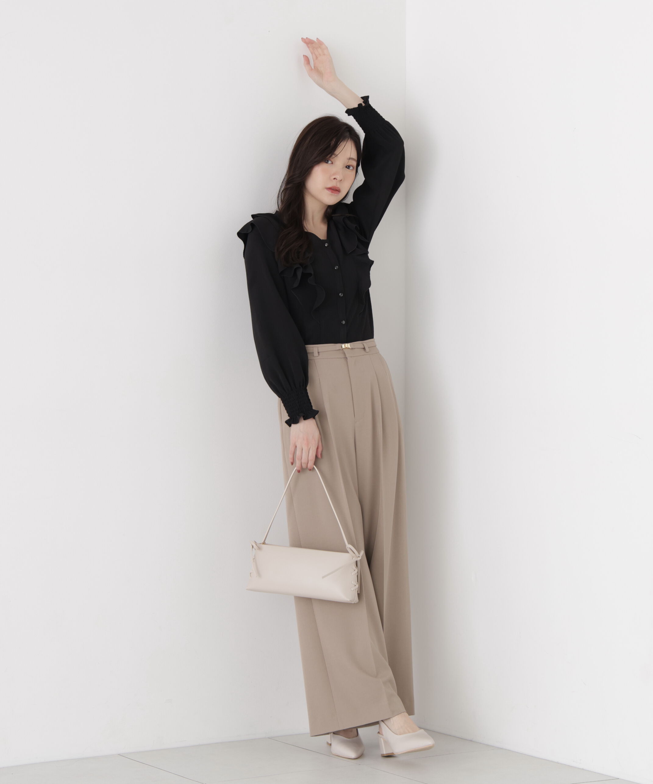 PROPORTION BODY DRESSING「ラッフルフリルブラウス」|シャツ・ブラウス|