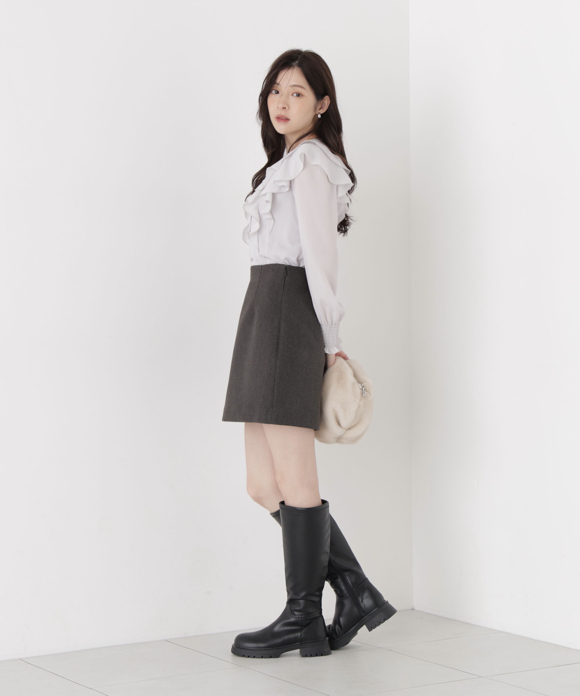 PROPORTION BODY DRESSING「ラッフルフリルブラウス」|シャツ・ブラウス|