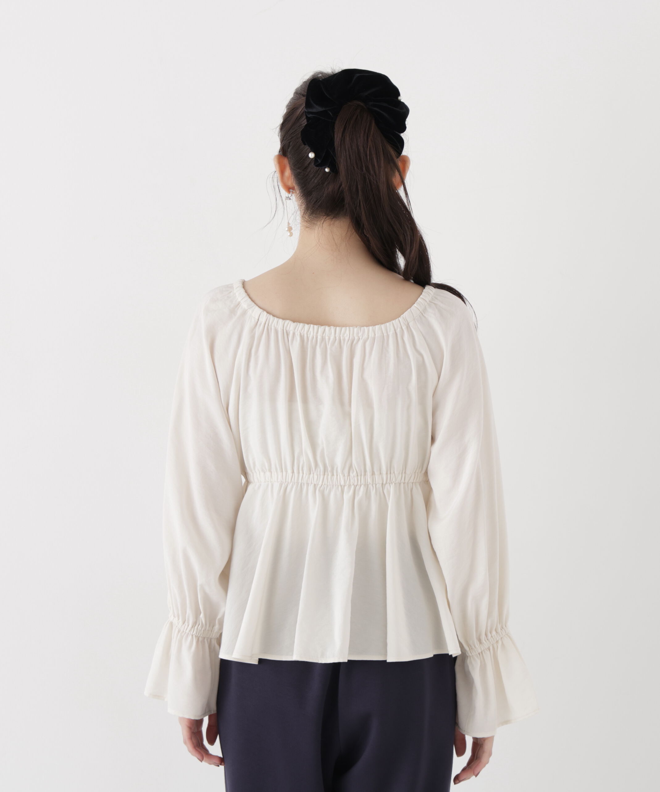 PROPORTION BODY DRESSING「＜a/mie＞ボリュームフリルブラウス」|シャツ・ブラウス|