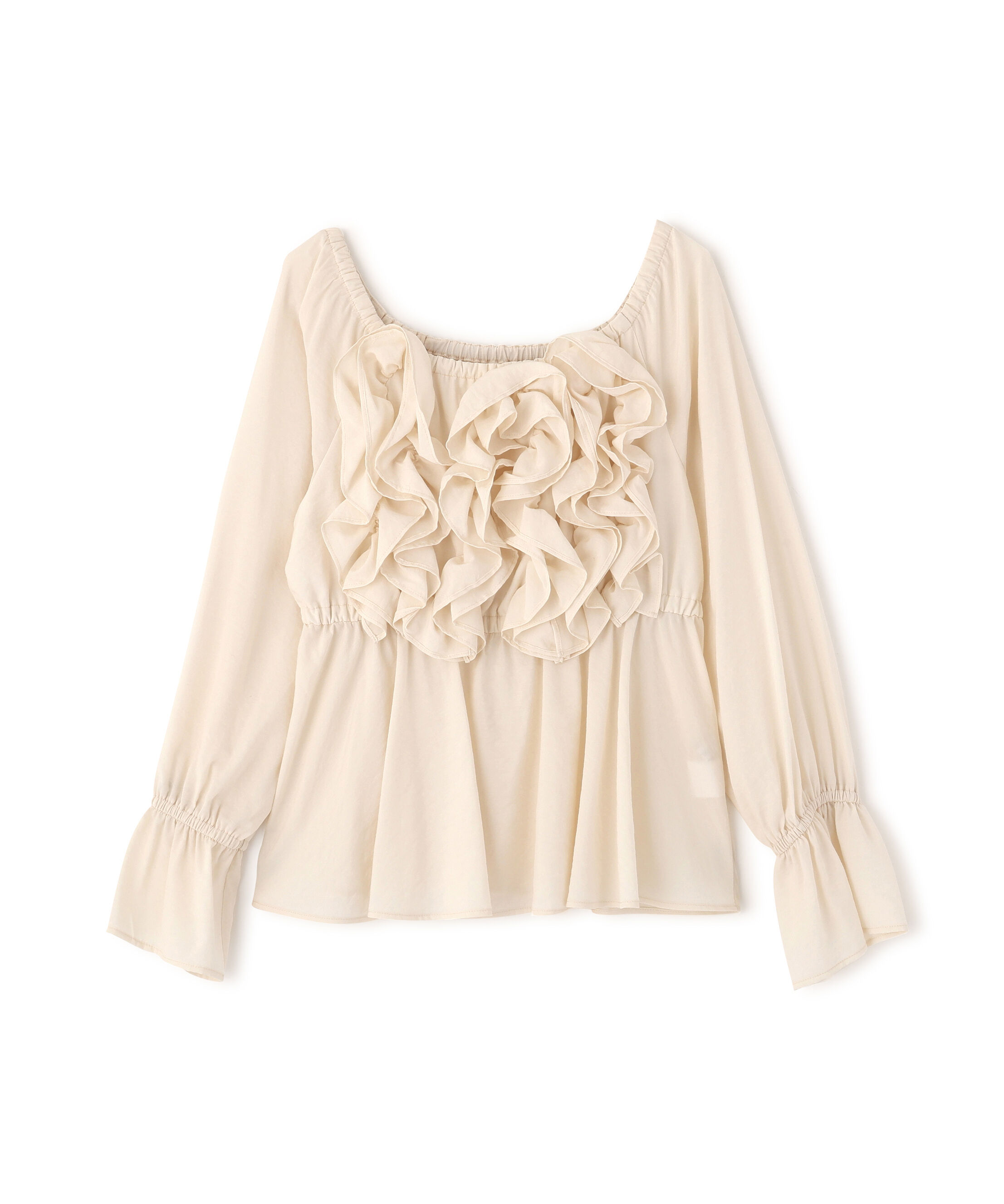 PROPORTION BODY DRESSING「＜a/mie＞ボリュームフリルブラウス」|シャツ・ブラウス|