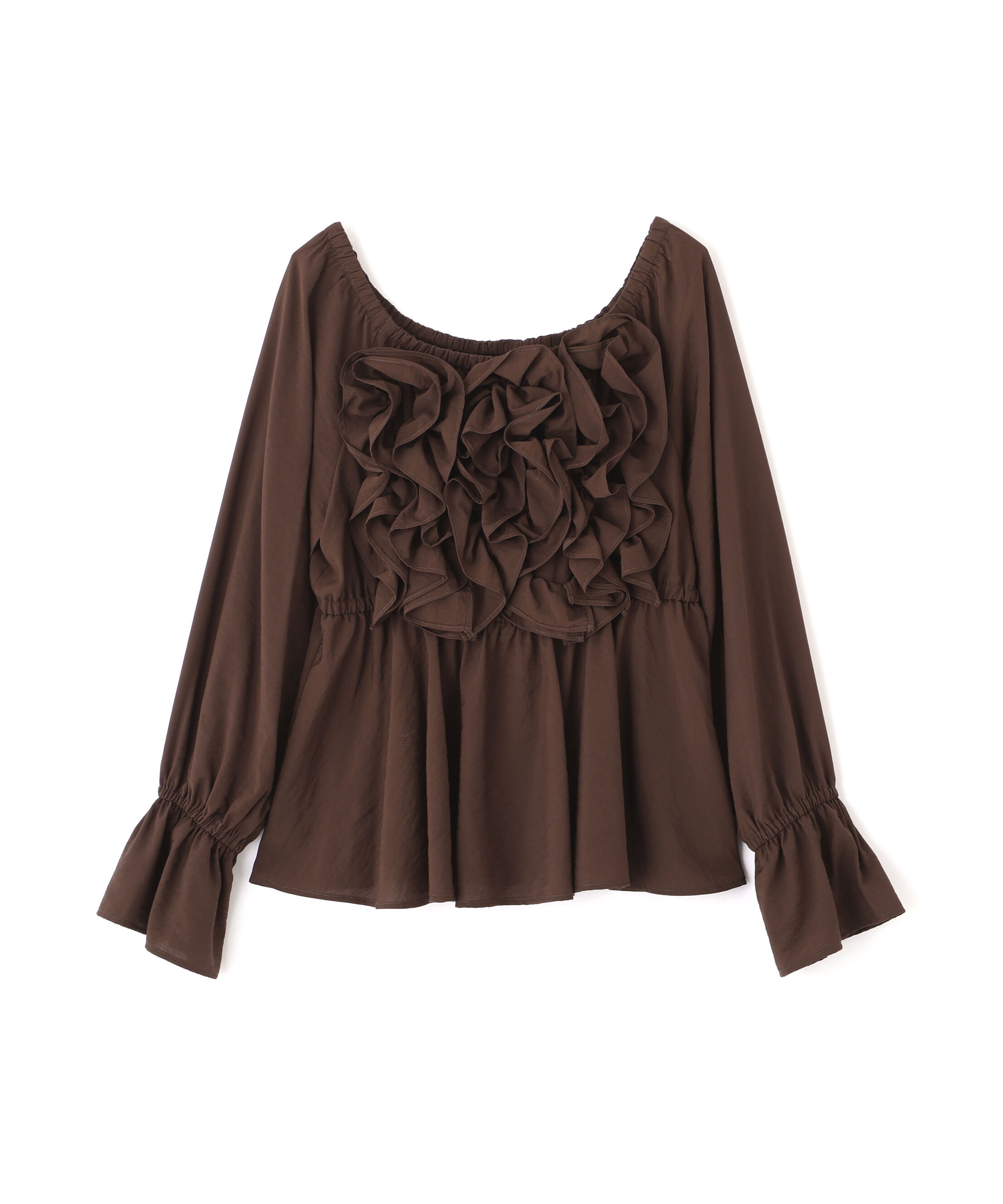 PROPORTION BODY DRESSING「＜a/mie＞ボリュームフリルブラウス」|シャツ・ブラウス|