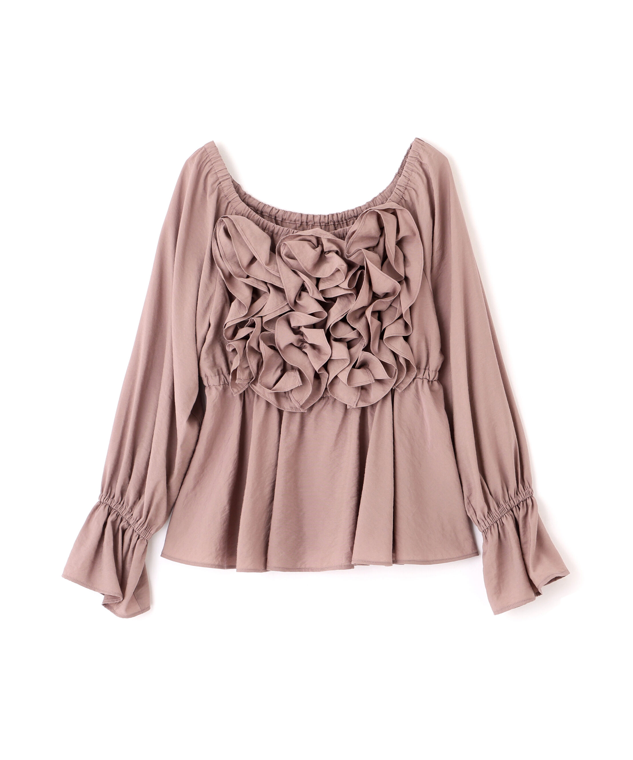 PROPORTION BODY DRESSING「＜a/mie＞ボリュームフリルブラウス」|シャツ・ブラウス|
