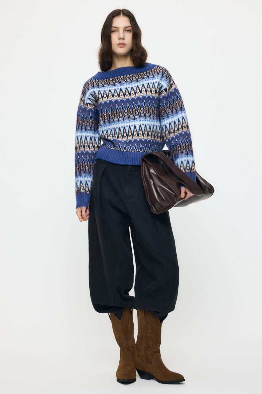 MOUSSY「CURVE LINE TUCK パンツ」|その他|