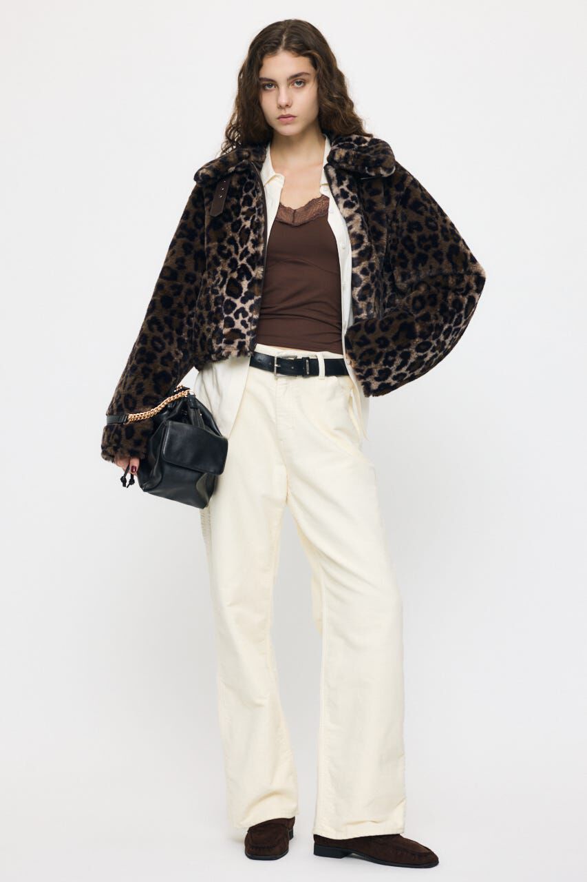 MOUSSY「REVERSIBLE CURLY FUR ジャケット」|ブルゾン・スタジャン|