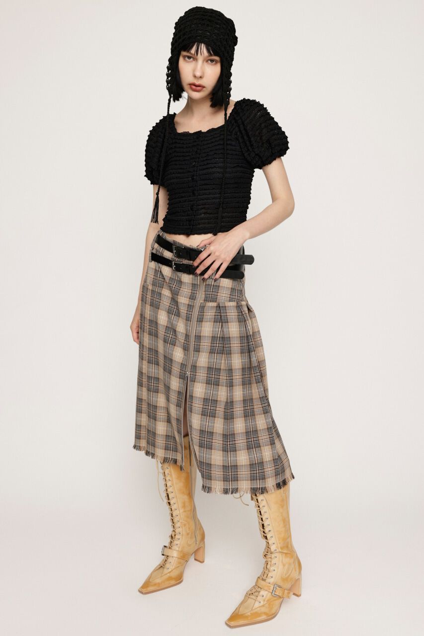 SLY「FRILL PUFF CUT トップス」|Tシャツ・カットソー|