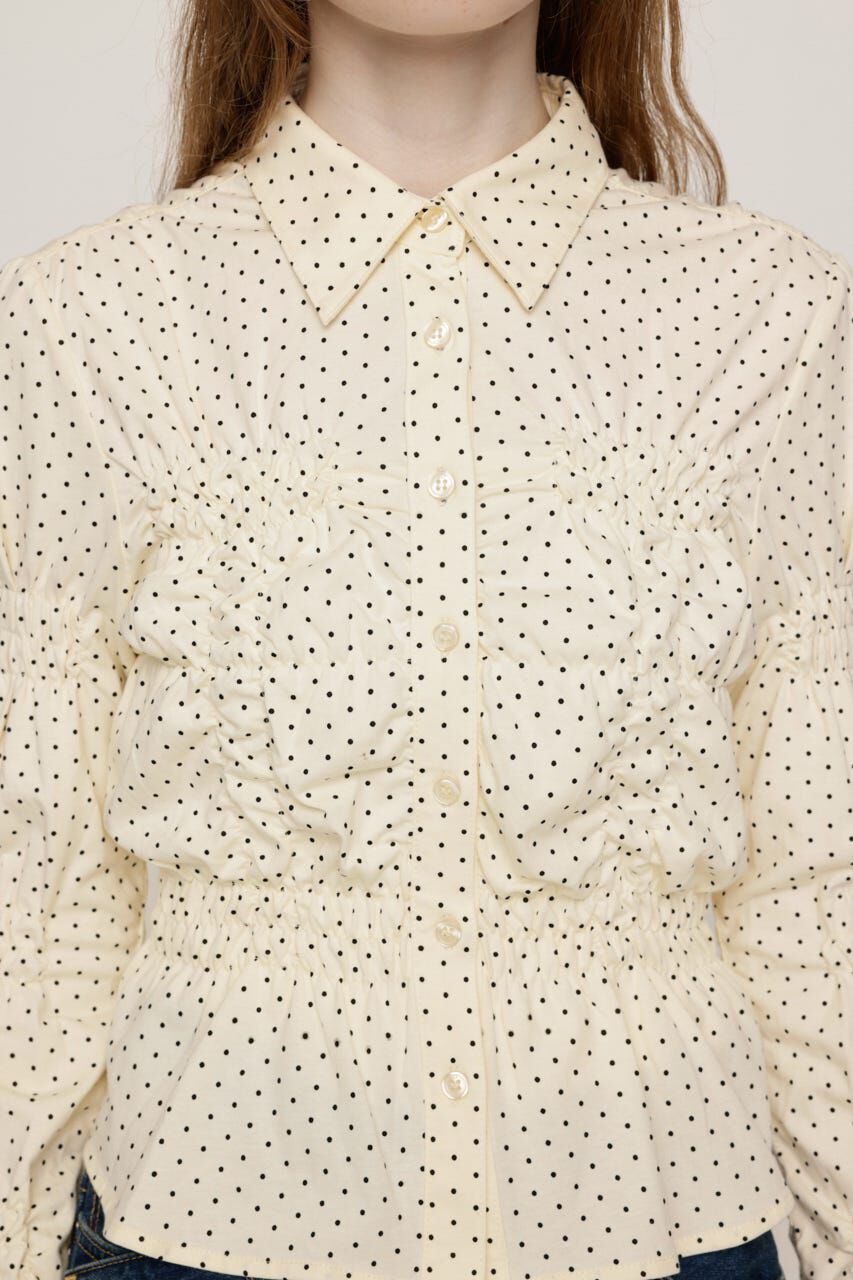 SLY「RANDOM SHIRRING CUT トップス」|シャツ・ブラウス|