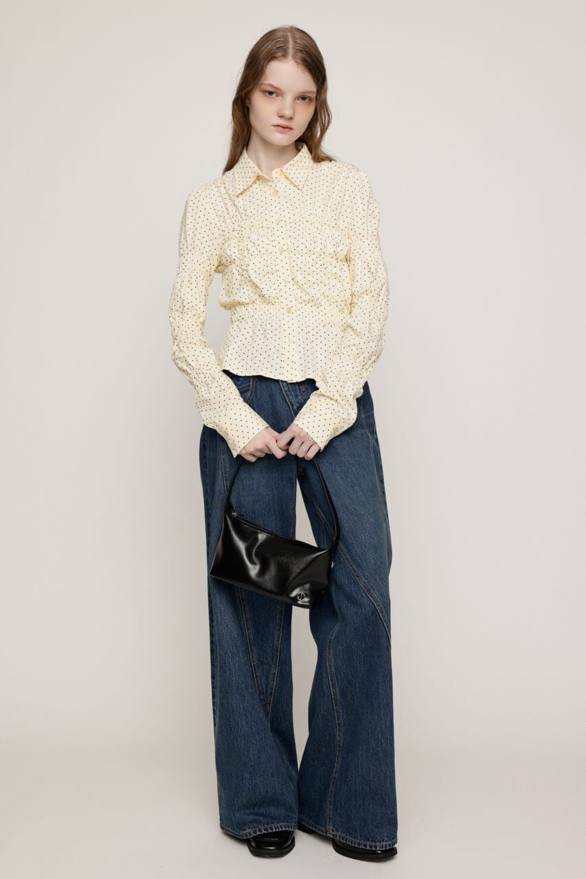 SLY「RANDOM SHIRRING CUT トップス」|シャツ・ブラウス|