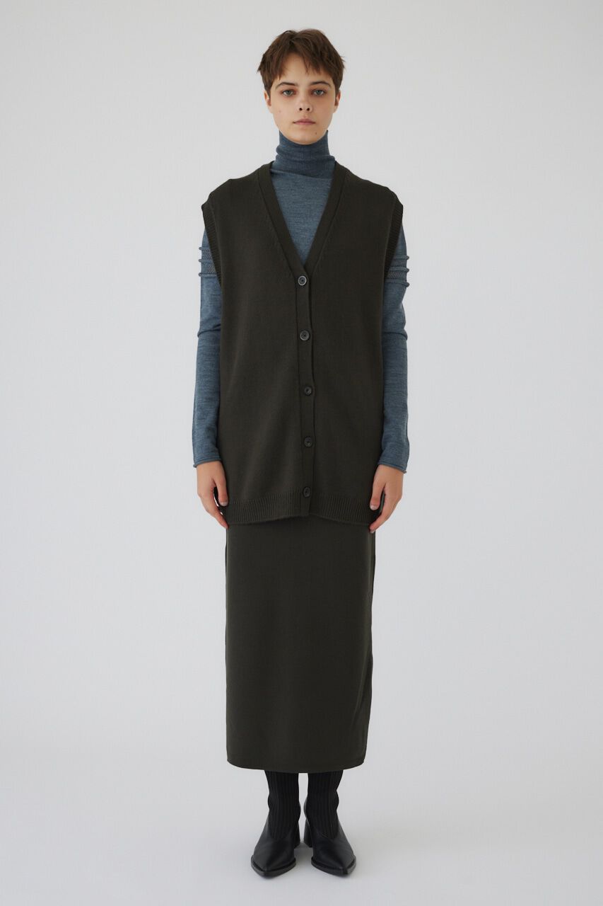 RIM.ARK 「4type long knit vest」|ダウンベスト・ベスト|