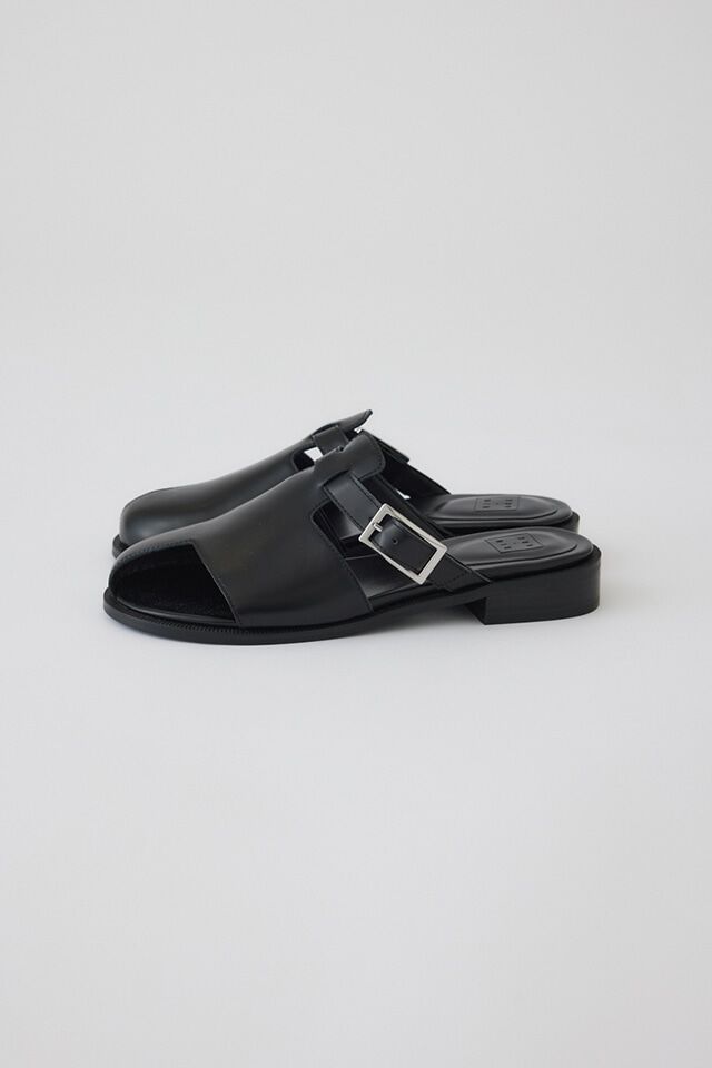 RIM.ARK 「Thumb leather flat sandal」|サンダル|BLK