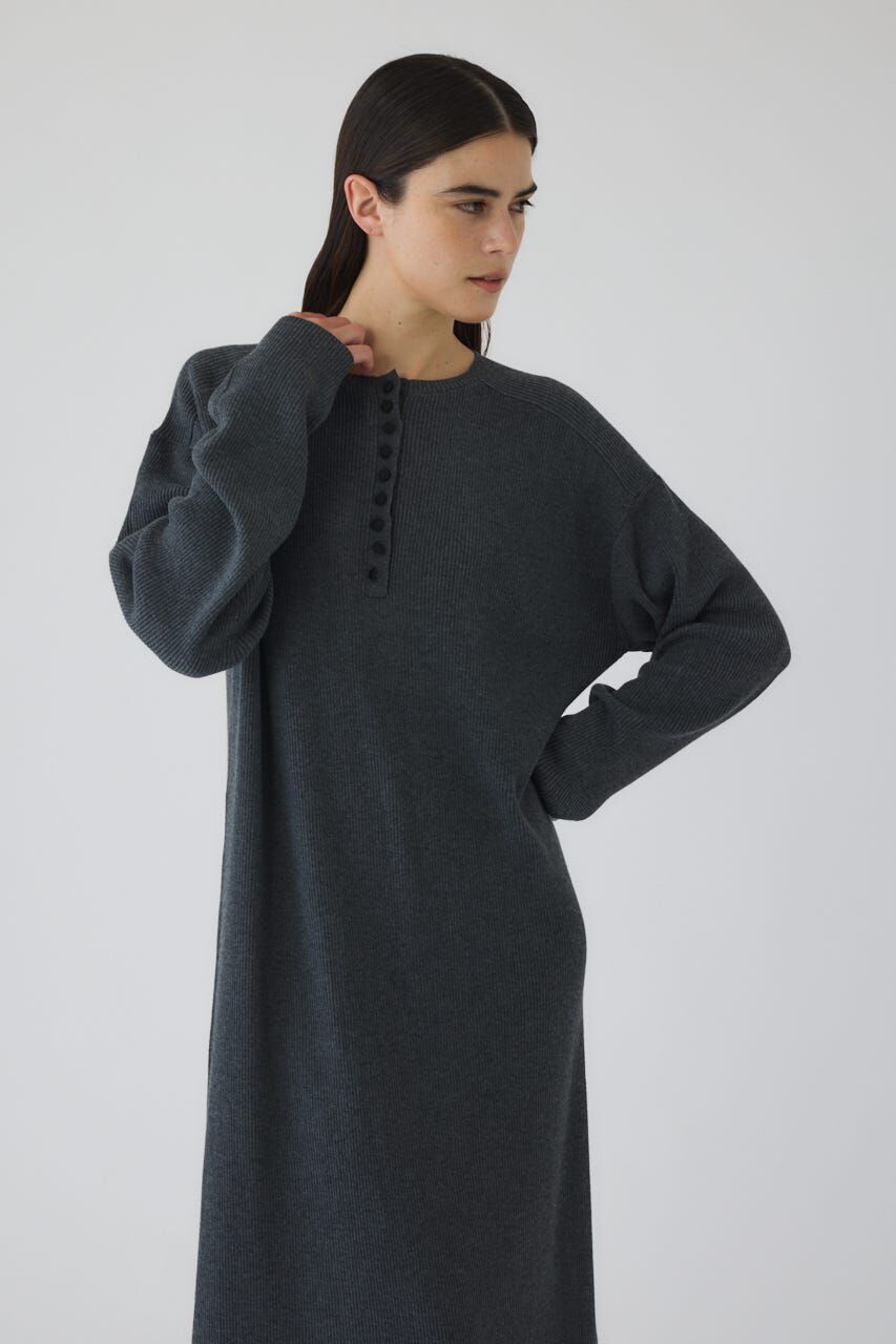 RIM.ARK 「Fabric covered button dress」|ワンピース|
