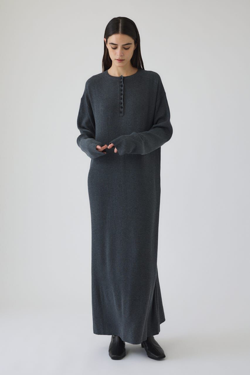 RIM.ARK 「Fabric covered button dress」|ワンピース|