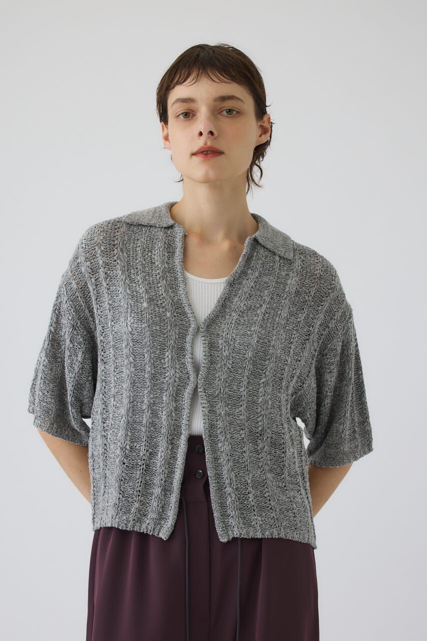 RIM.ARK 「Summer knit shirt」|ニット・セーター|GRY