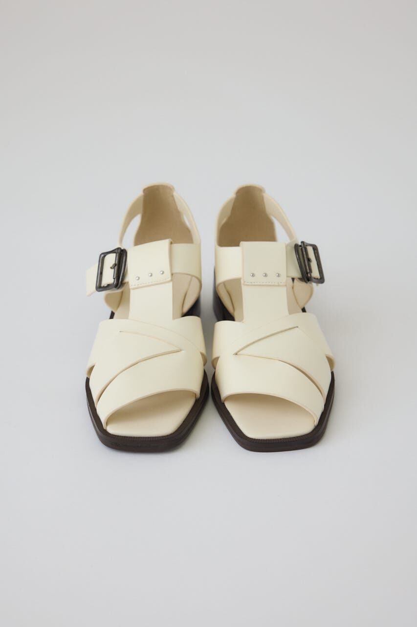 RIM.ARK 「Leather cage sandal」|サンダル|