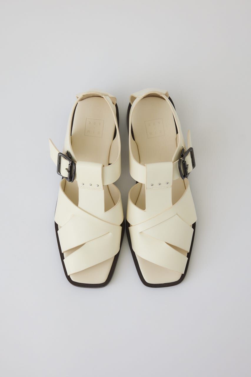 RIM.ARK 「Leather cage sandal」|サンダル|