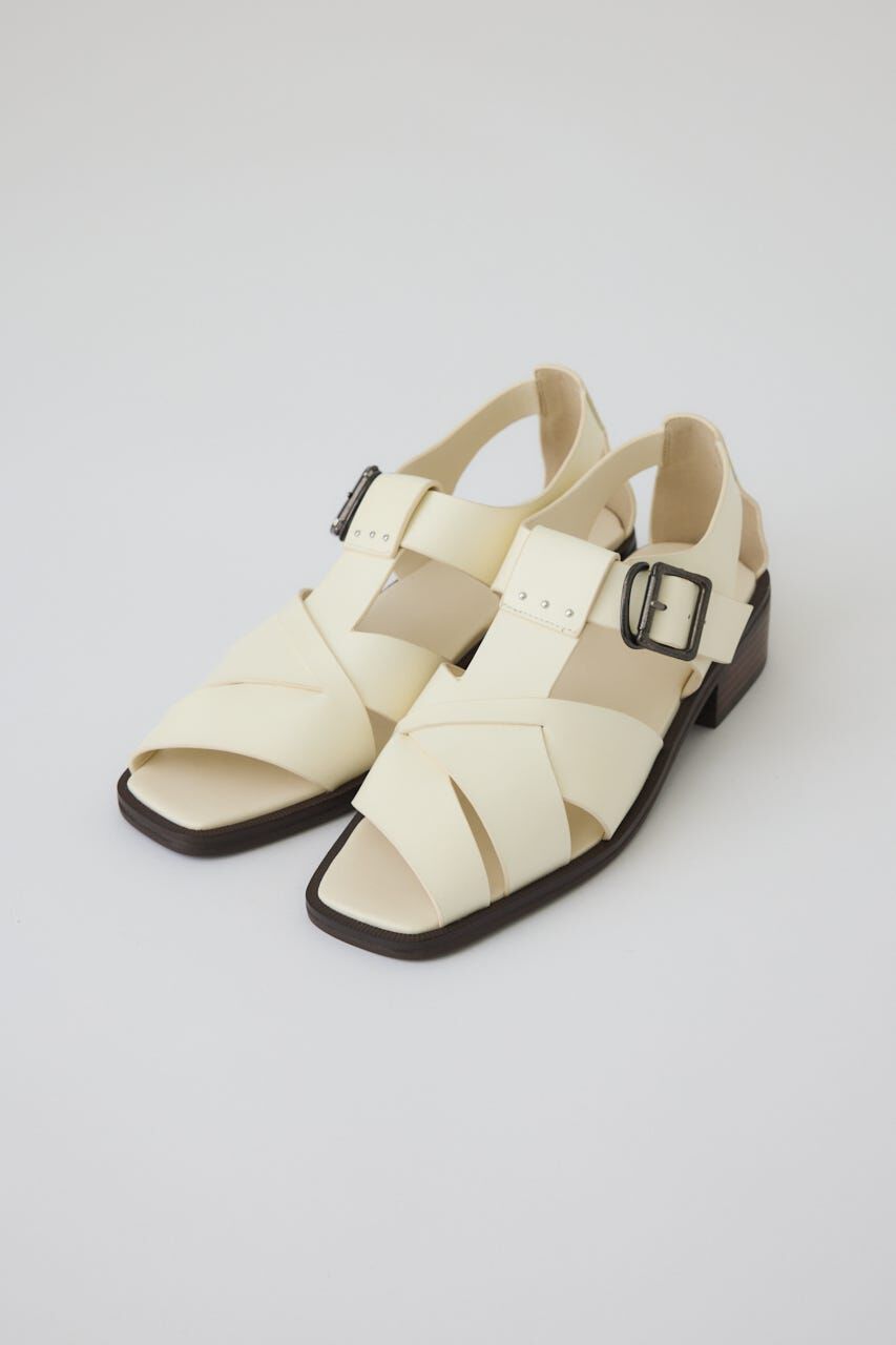 RIM.ARK 「Leather cage sandal」|サンダル|