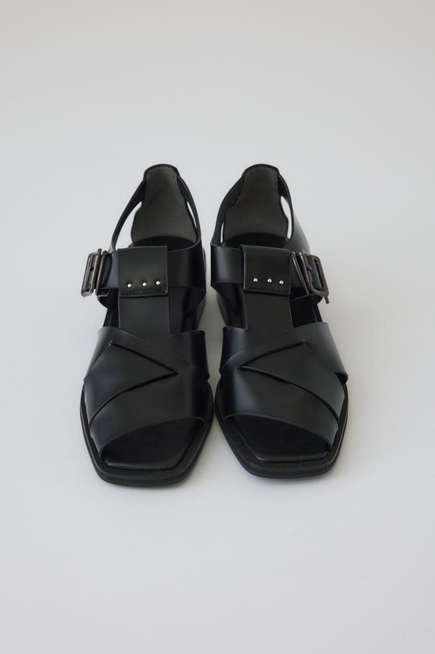 RIM.ARK 「Leather cage sandal」|サンダル|