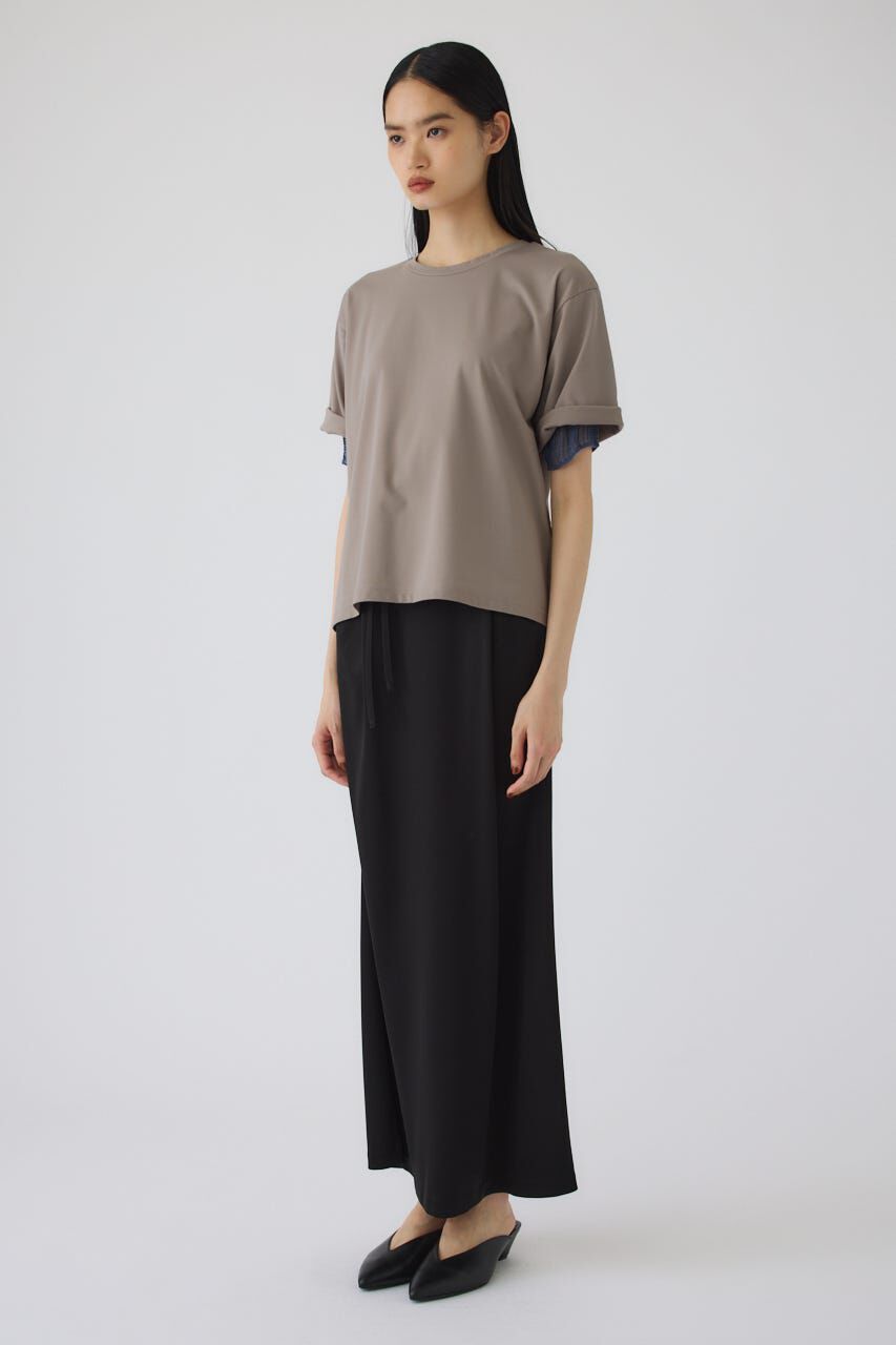 RIM.ARK 「Mesh layered sleeve tee」|Tシャツ・カットソー|