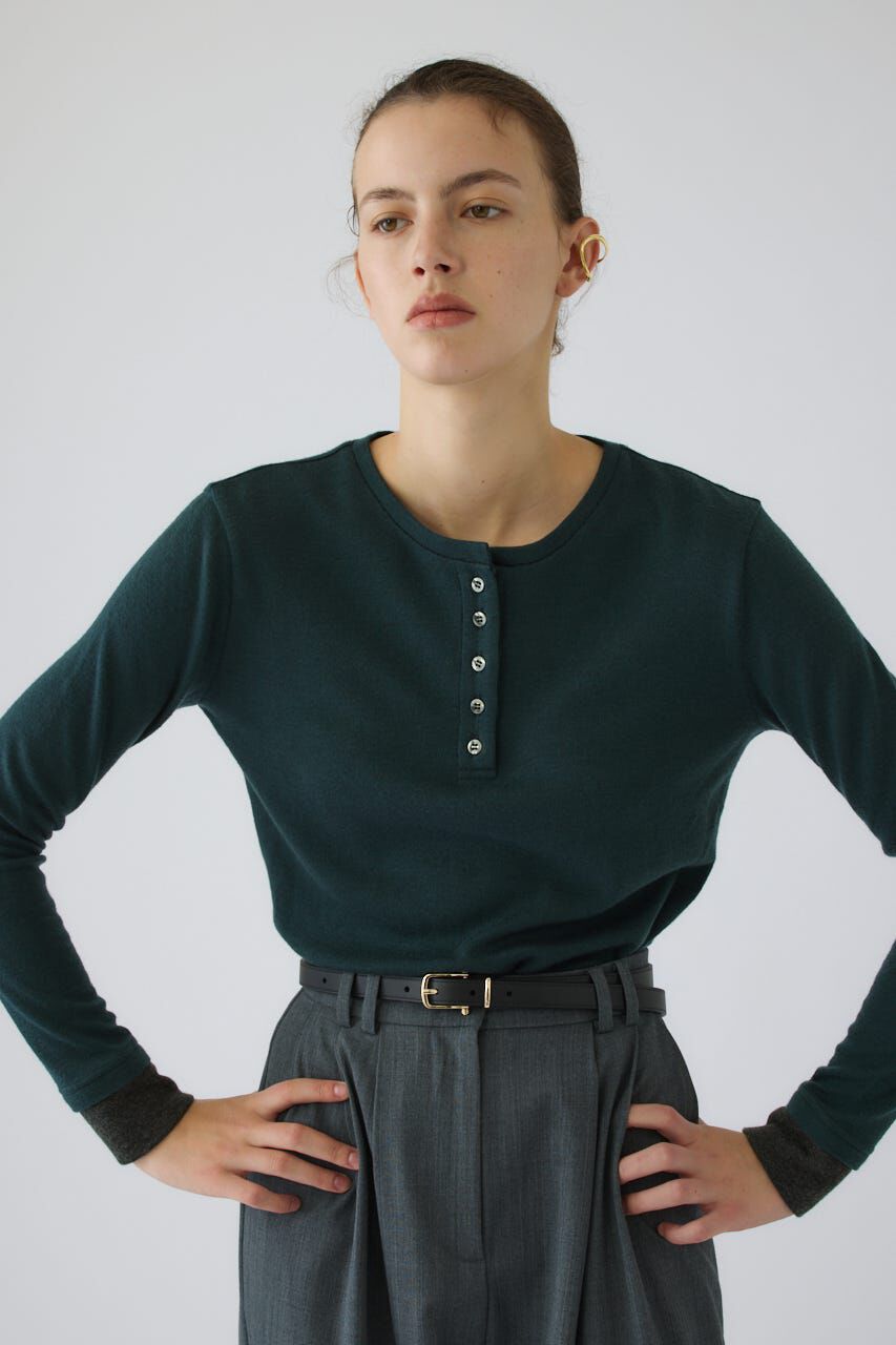 RIM.ARK 「Essential henley cut tops」|Tシャツ・カットソー|