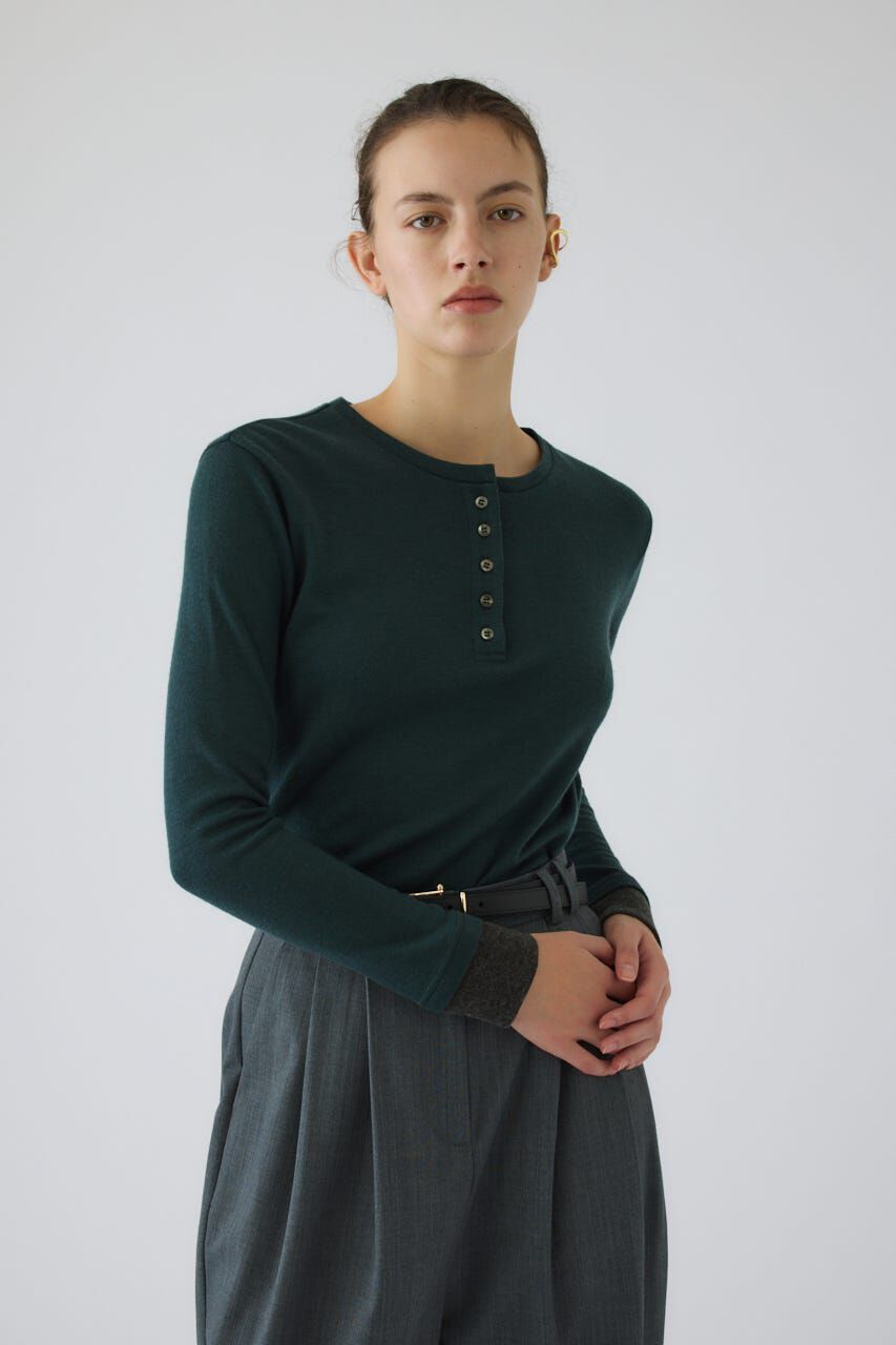 RIM.ARK 「Essential henley cut tops」|Tシャツ・カットソー|