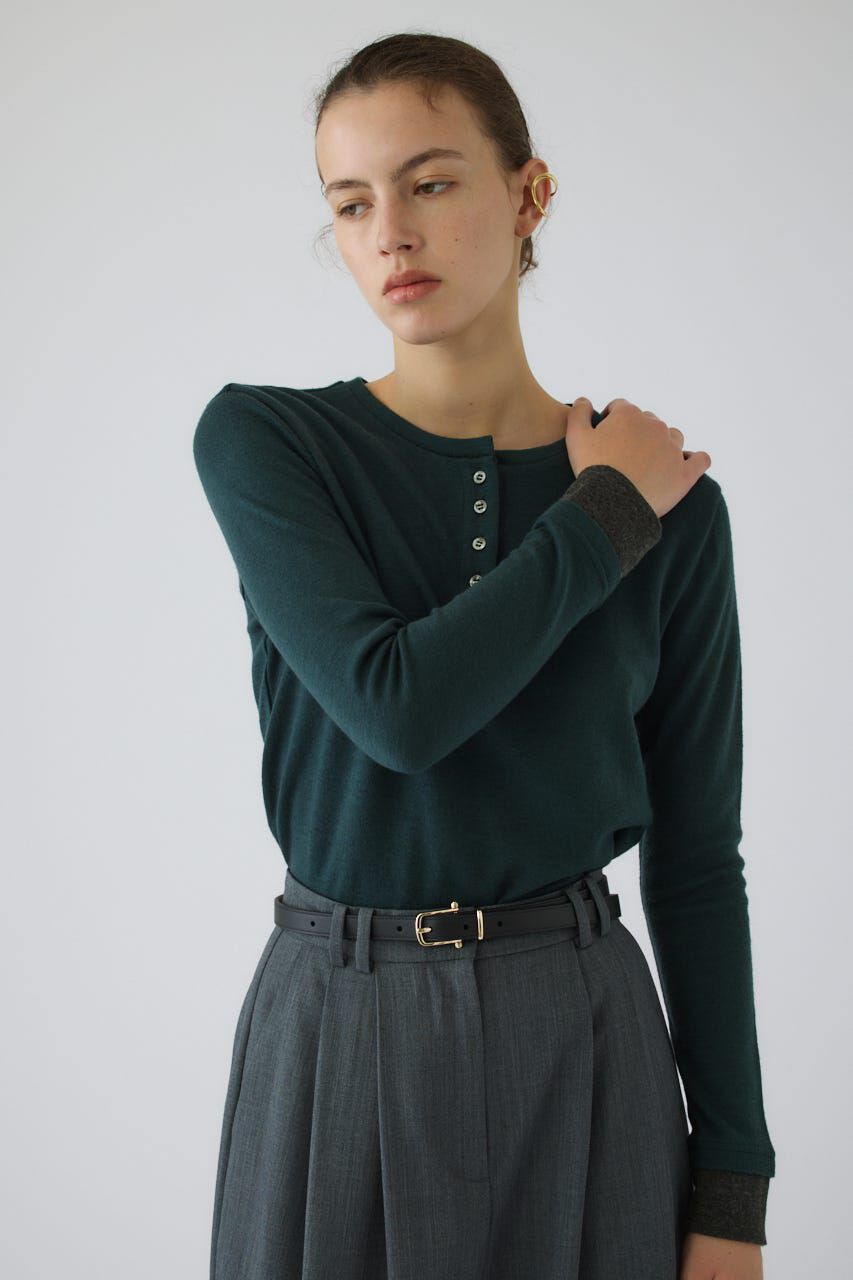 RIM.ARK 「Essential henley cut tops」|Tシャツ・カットソー|