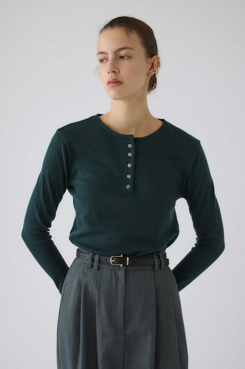 RIM.ARK 「Essential henley cut tops」|Tシャツ・カットソー|