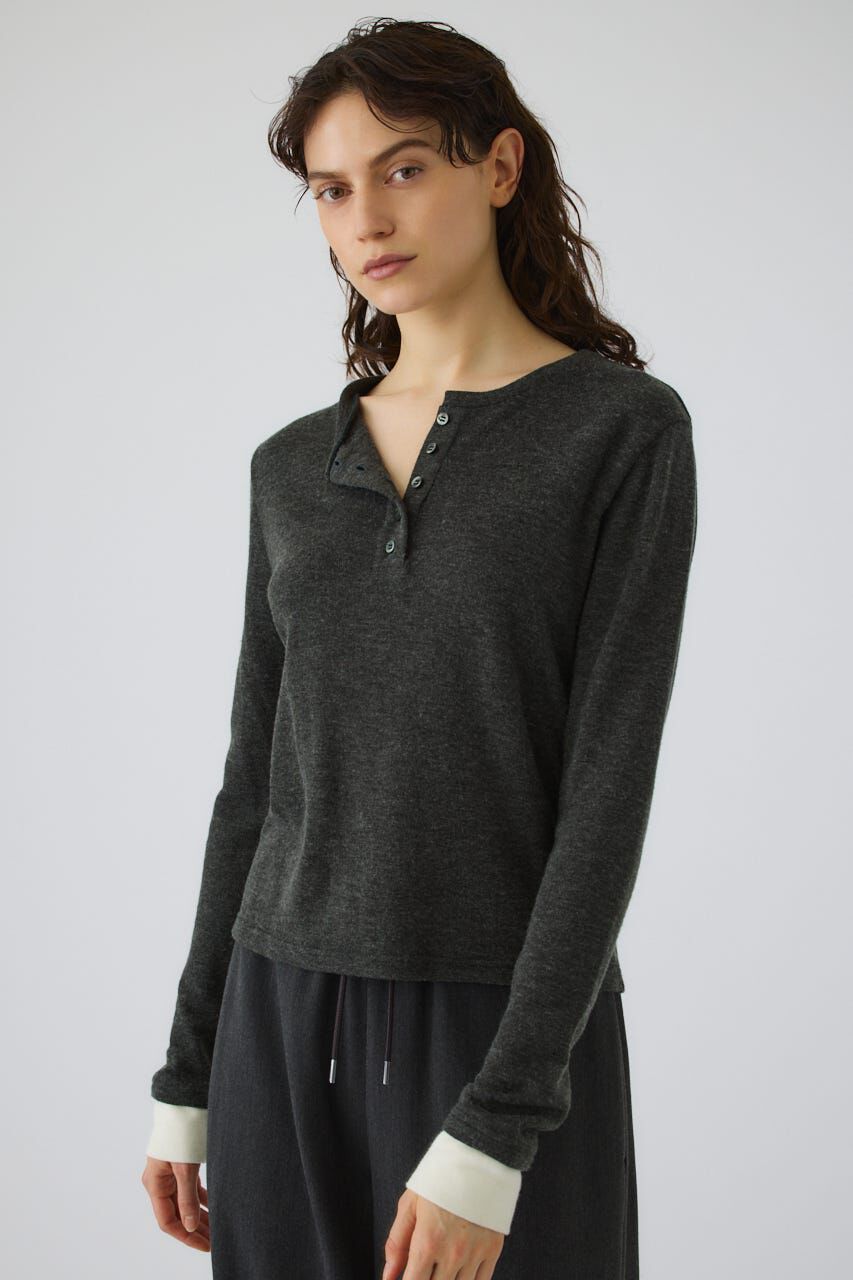 RIM.ARK 「Essential henley cut tops」|Tシャツ・カットソー|
