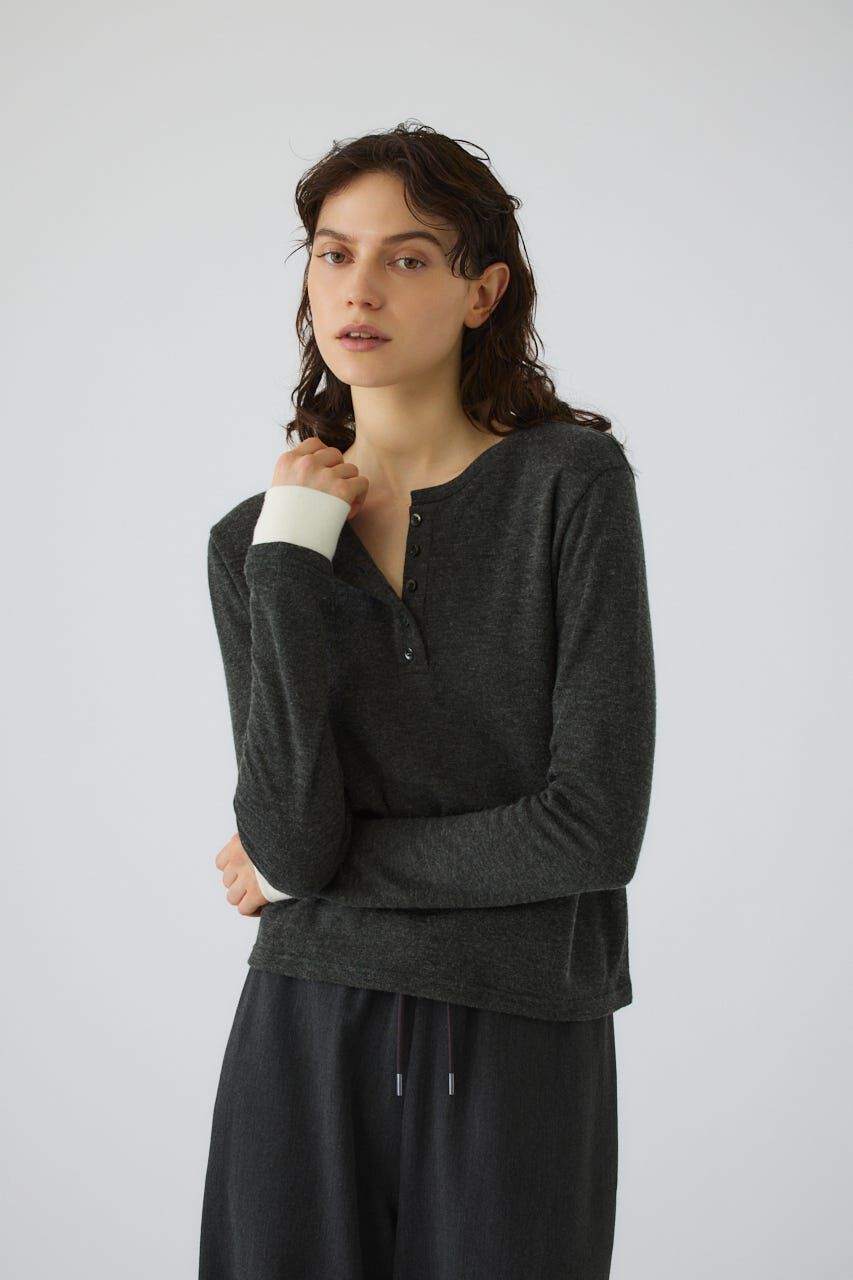 RIM.ARK 「Essential henley cut tops」|Tシャツ・カットソー|
