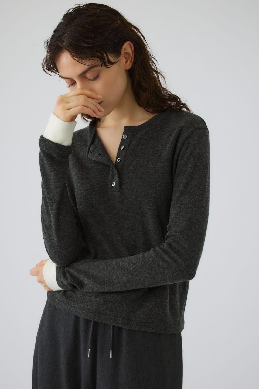 RIM.ARK 「Essential henley cut tops」|Tシャツ・カットソー|