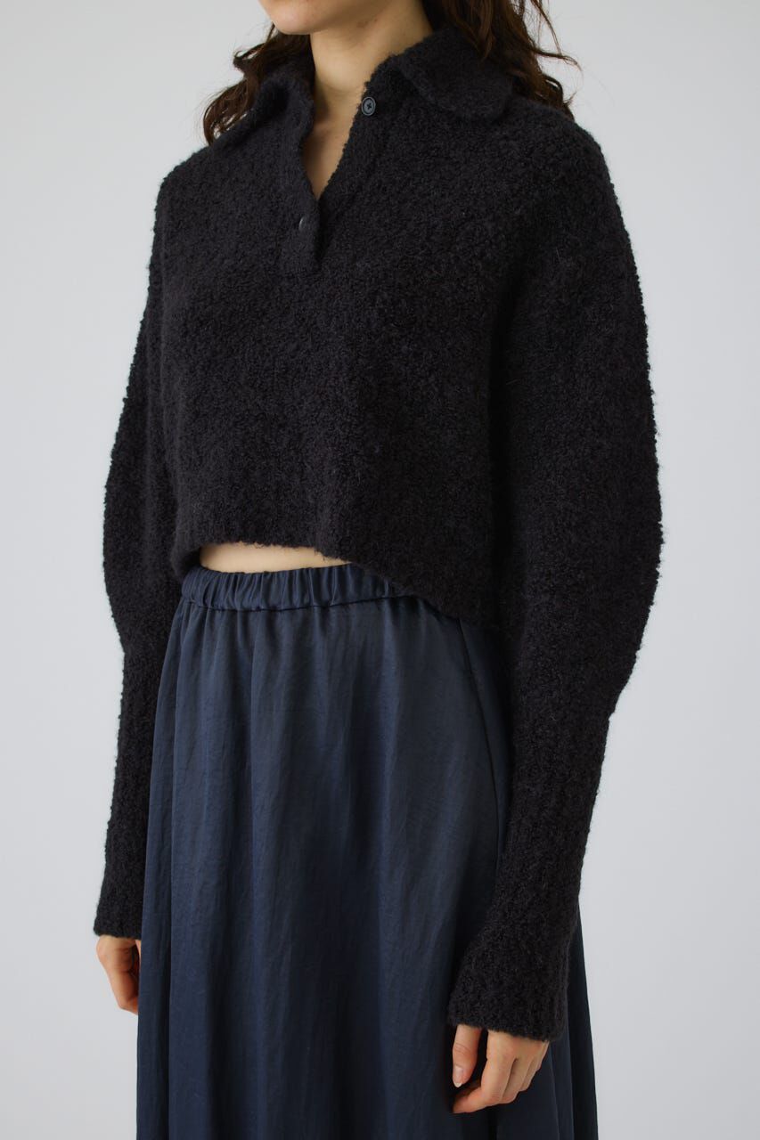 RIM.ARK 「Boucle short knit」|ニット・セーター|