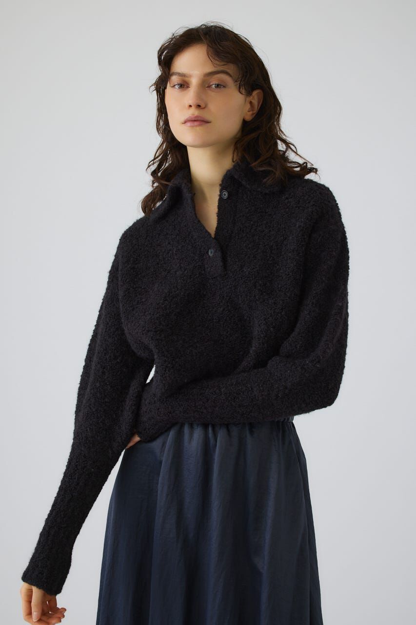 RIM.ARK 「Boucle short knit」|ニット・セーター|