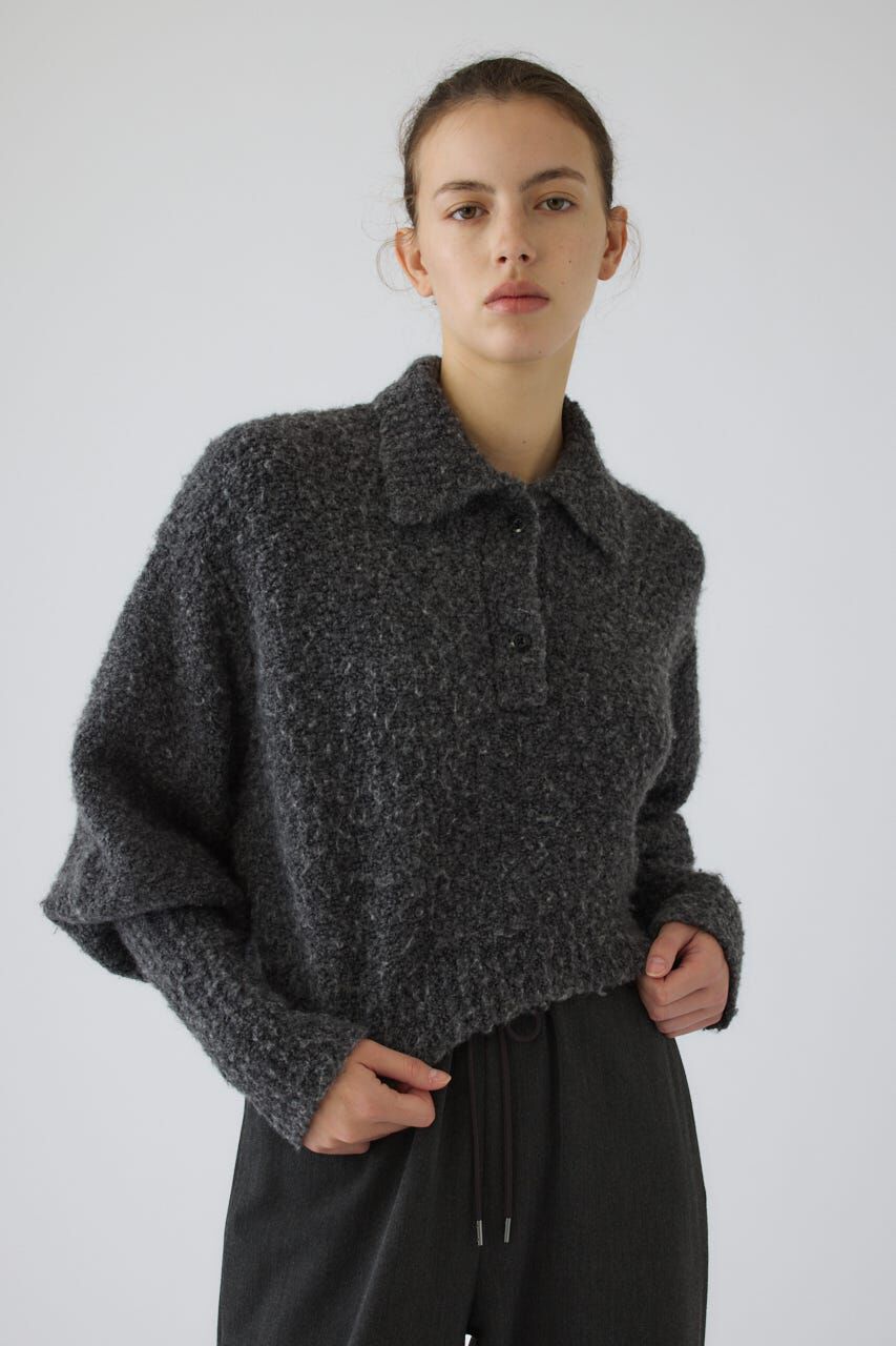 RIM.ARK 「Boucle short knit」|ニット・セーター|