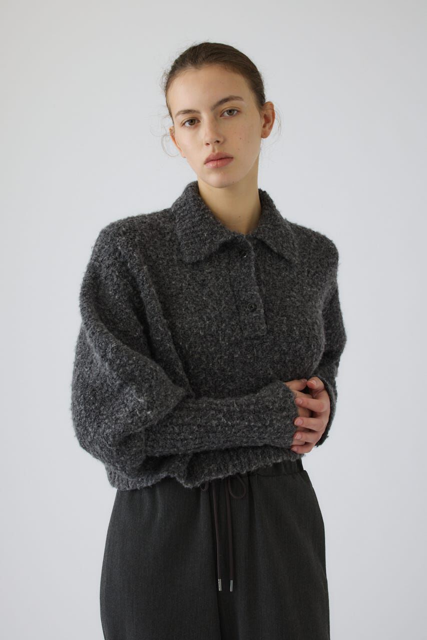 RIM.ARK 「Boucle short knit」|ニット・セーター|