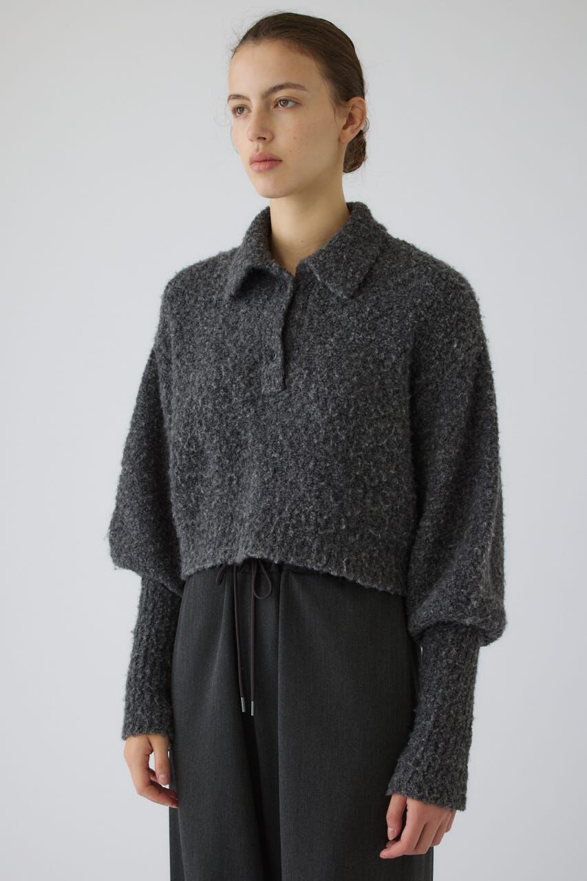 RIM.ARK 「Boucle short knit」|ニット・セーター|
