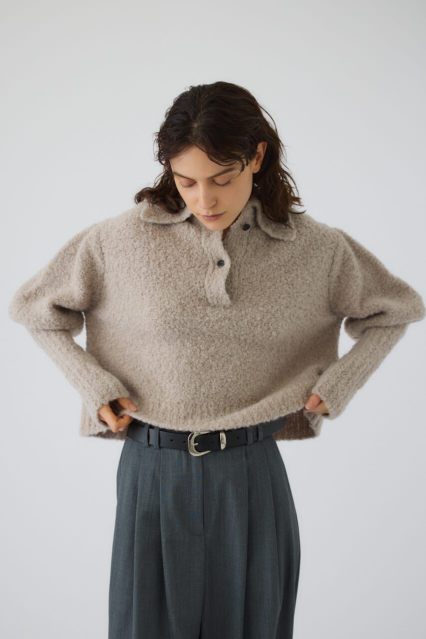 RIM.ARK 「Boucle short knit」|ニット・セーター|