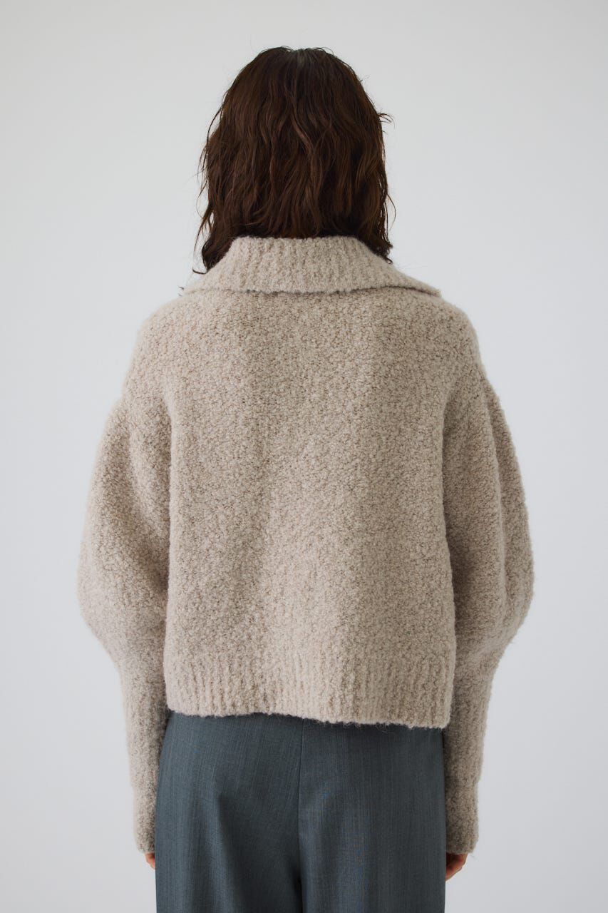RIM.ARK 「Boucle short knit」|ニット・セーター|