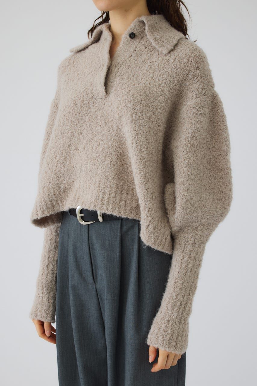 RIM.ARK 「Boucle short knit」|ニット・セーター|
