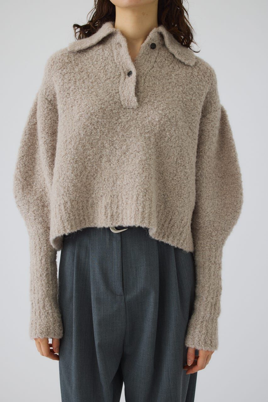 RIM.ARK 「Boucle short knit」|ニット・セーター|