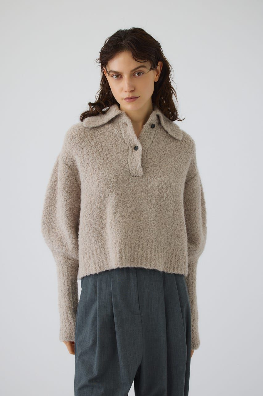RIM.ARK 「Boucle short knit」|ニット・セーター|