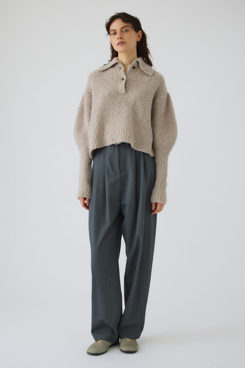 RIM.ARK 「Boucle short knit」|ニット・セーター|