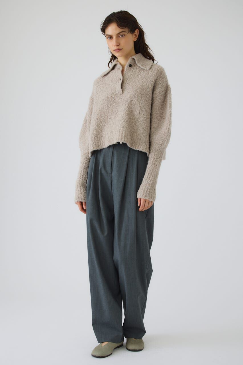 RIM.ARK 「Boucle short knit」|ニット・セーター|