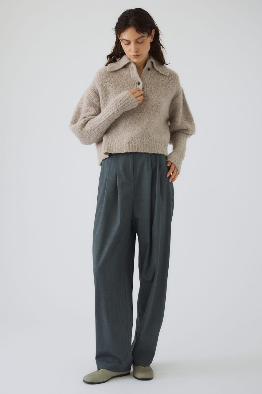 RIM.ARK 「Boucle short knit」|ニット・セーター|