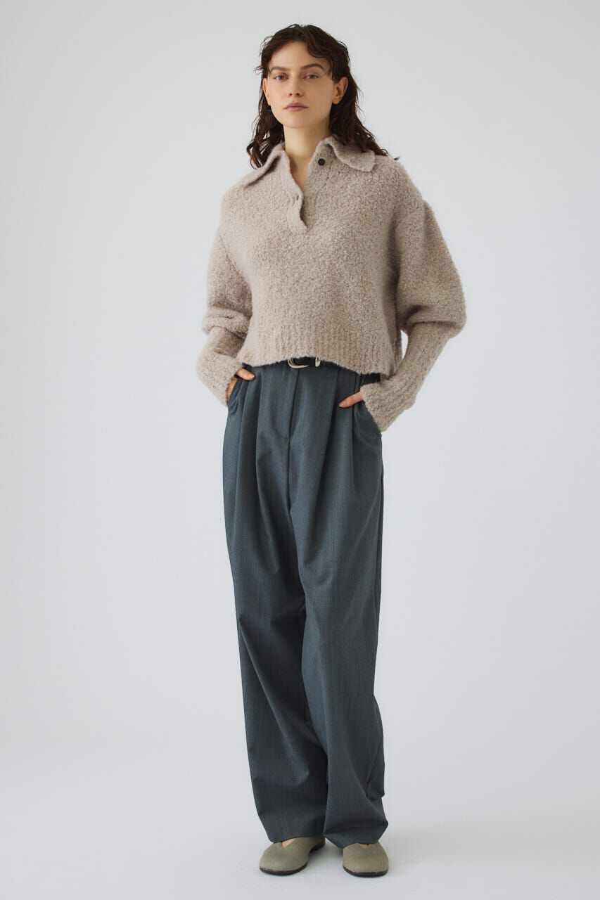 RIM.ARK 「Boucle short knit」|ニット・セーター|