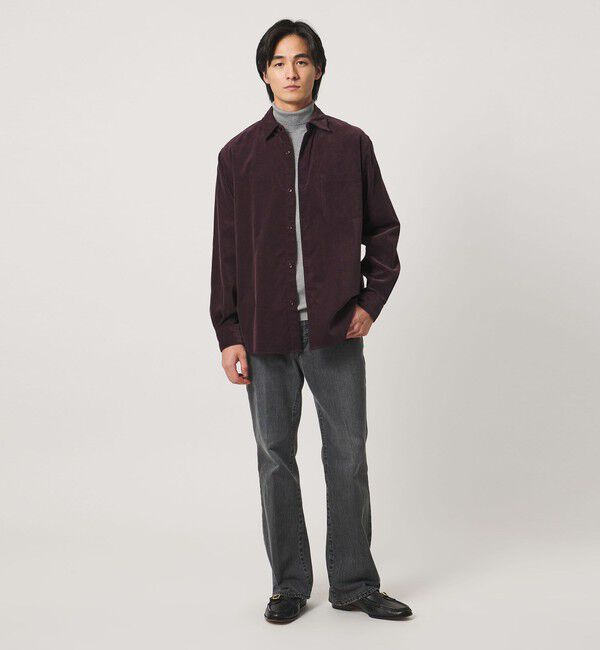 UNITED ARROWS「コットン/シルク ハイネック ニット」|ニット・セーター|
